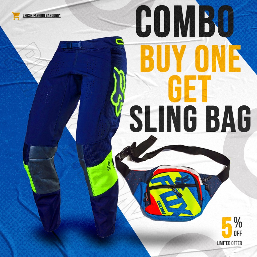 motocross motorcycle pants and motocross sling bag | Celana cross | celana trail | sling bag cross