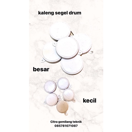 Tutup kaleng segel drum/ penyegel cup besi besar kecil
