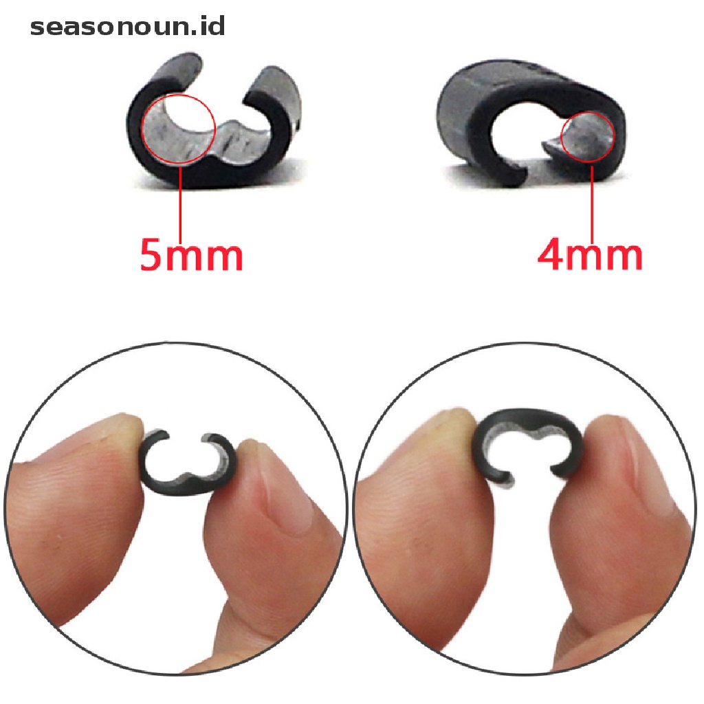 【seasonoun】 10pcs Bike Hydraulic Mechanical Disc Brake Shift Cable Guide Hose Frame Fixture .
