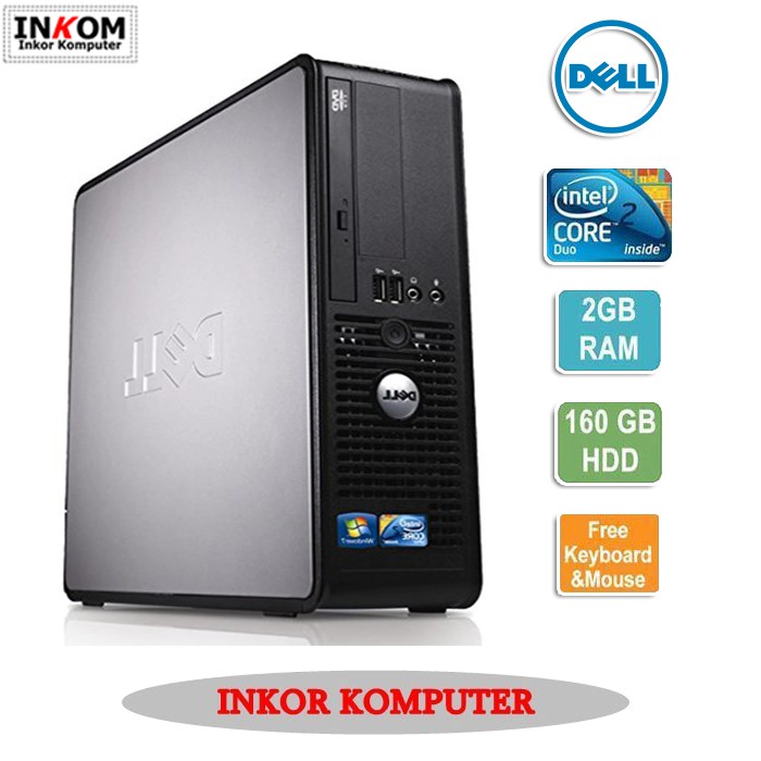Komputer PC Built Up Dell Optiplex Core 2 Duo Untuk Admin