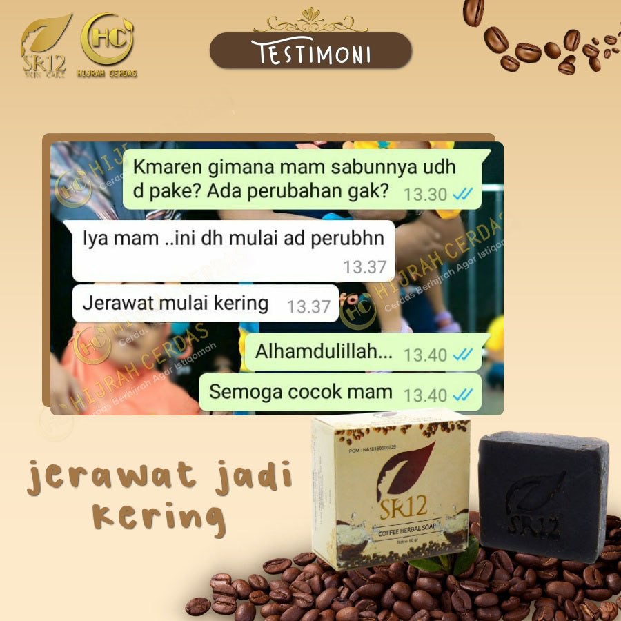 SABUN WAJAH SR12 / RICE / MILKY RICE / KOPI / MADU