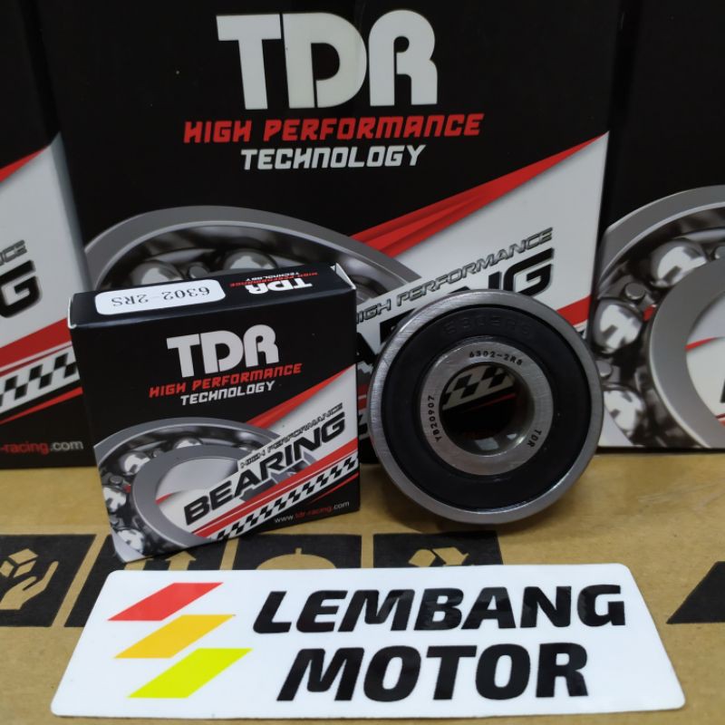 Bearing - Laher 6302 2RS TDR