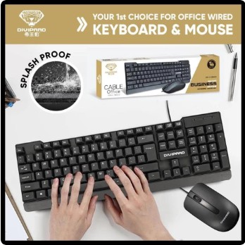 Keyboard Mouse Combo Divipard Keyboard Dan Mouse Usb Mk310