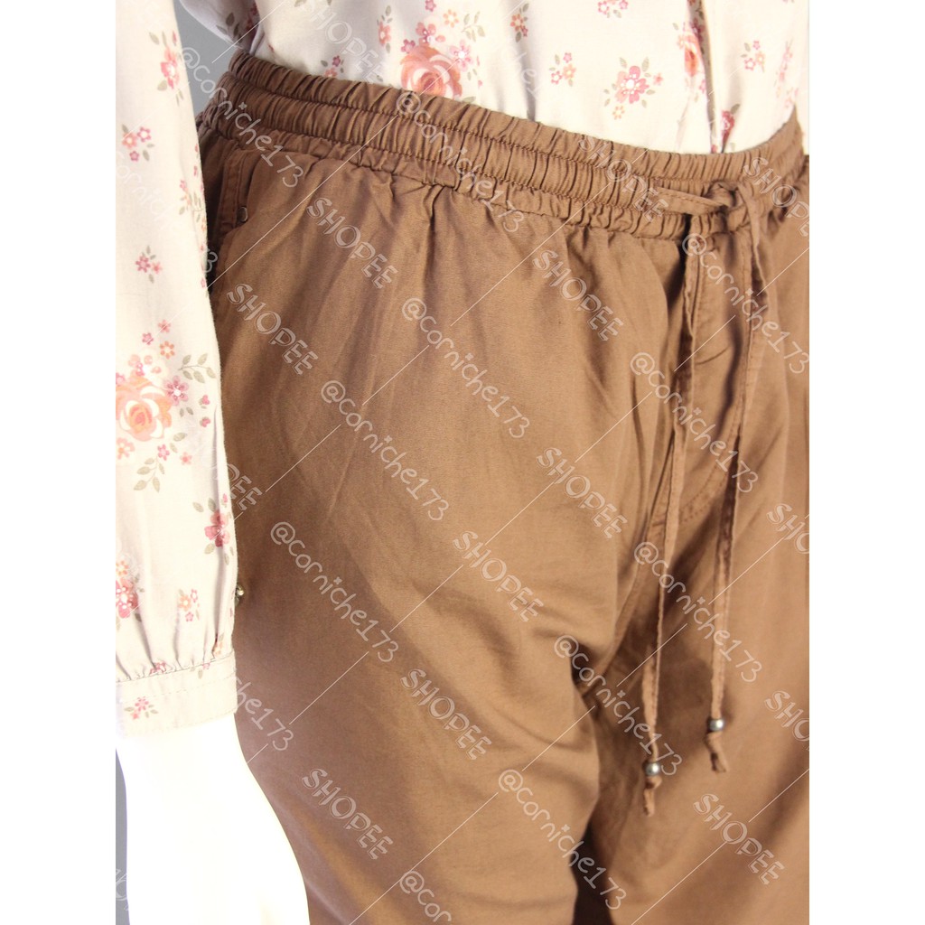 Corniche Pin Jogger Coklat - TF90298