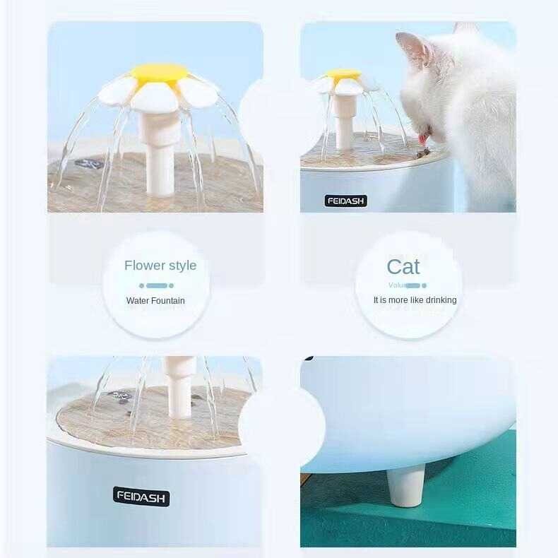 Water Dispenser Fountain Tempat Minum Anjing Kucing Peliharaan 2 Liter