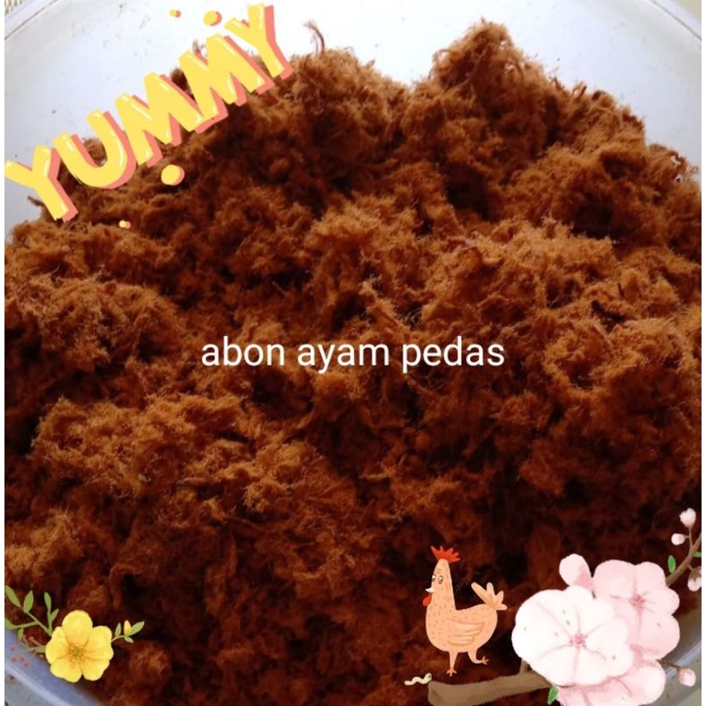 

Abon ayam pedas 1kg, enak & murah