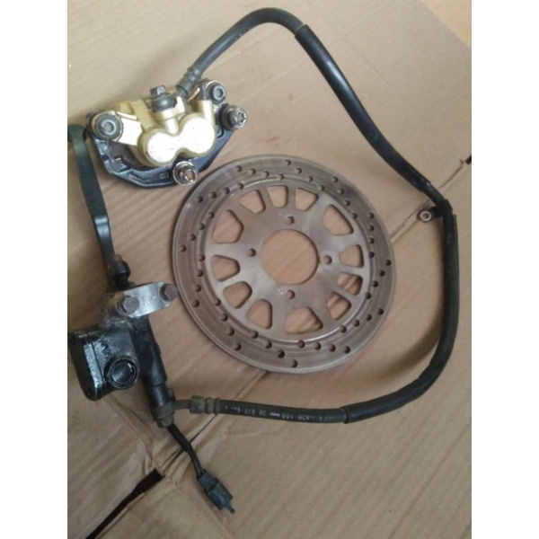 master kaliper set pengeriman depan fizR original