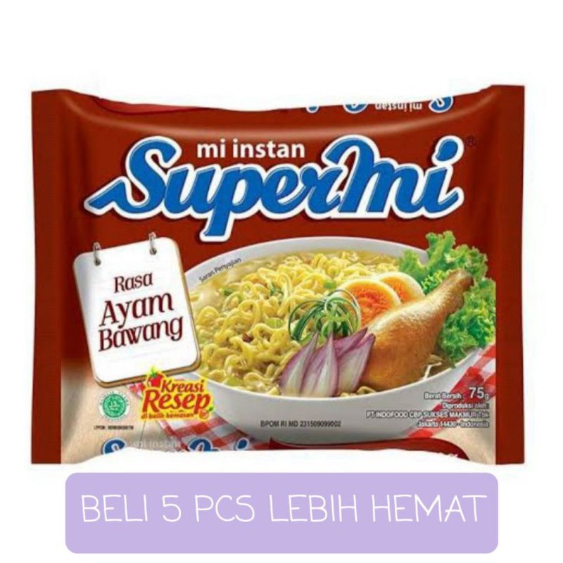 

Supermi Mi Instant Rasa Ayam Bawang