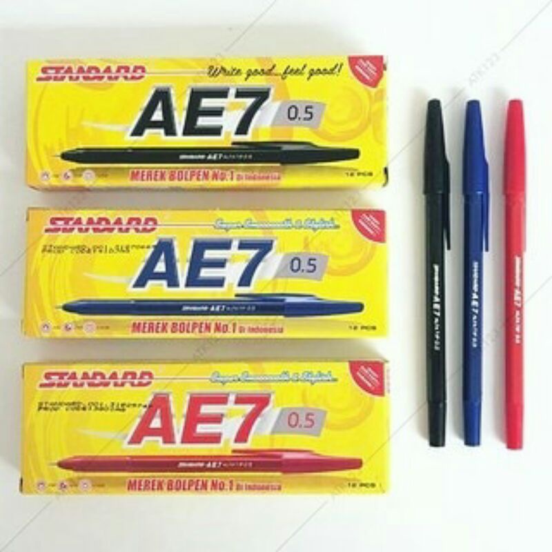 

pulpen standar AE7/pak/12pcs