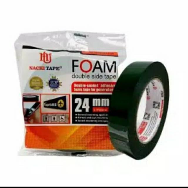 

Dauble tape foam 24mm/Dauble tape Nachi 24mm Hitam