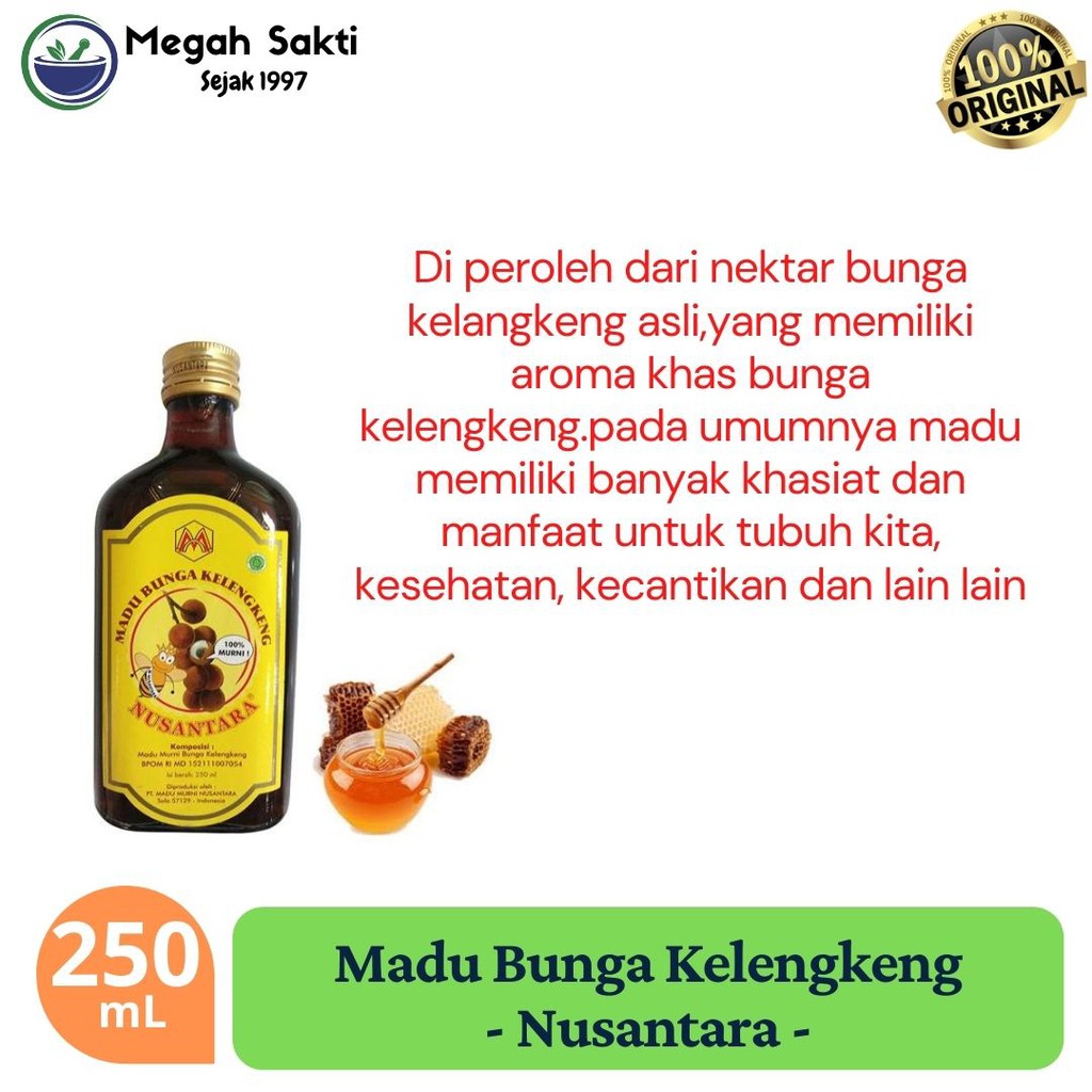 MGS - Madu Bunga Kelengkeng Nusantara 250 mL