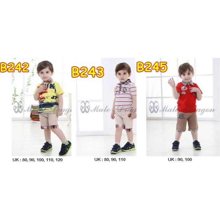 BAJU SETELAN ANAK LAKI-LAKI B239 / B241 / B242 / B243 / B244 / B245