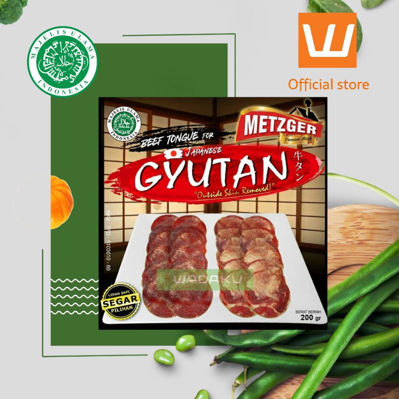 

DAGING SAPI LIDAH METZGER GYUTAN PREMIUM 200G