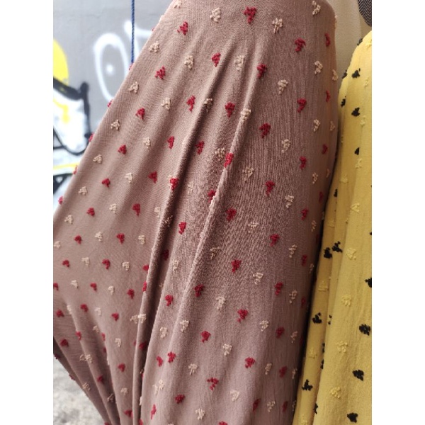 Bahan kain meteran Crinkle/Kain Crinkle airflow/Crinkle premium/Crinkle dot