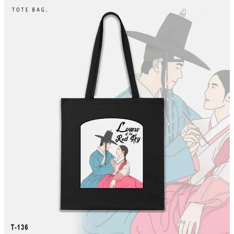 TOTE BAG KANVAS LOVERS OF THE RED SKY