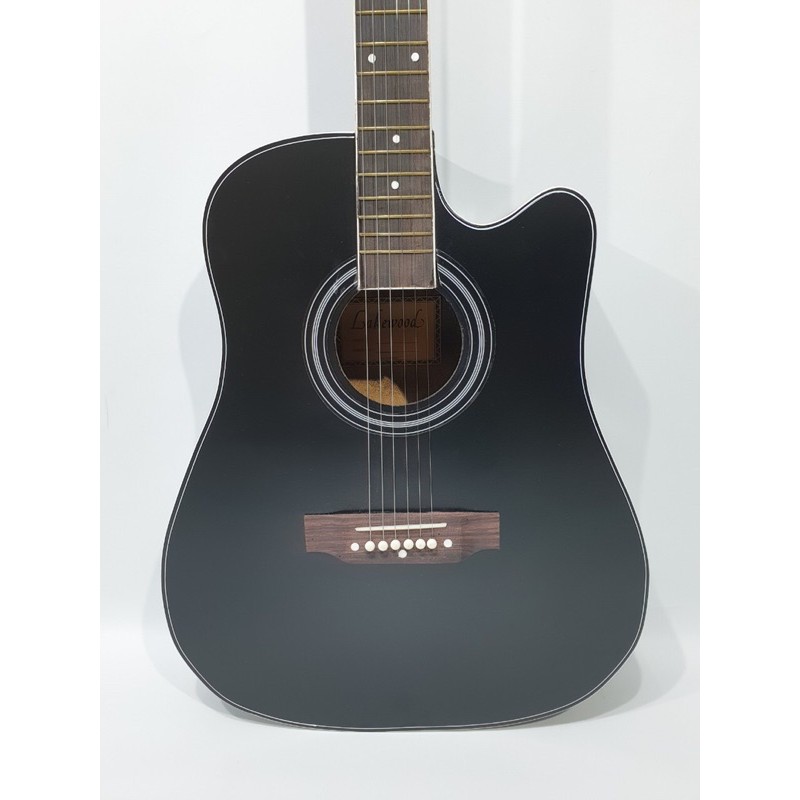 Gitar Akustik Merk Lakewood Hitam Natural Jumbo Sunkay Trusrod Senar String Murah Jakarta Pemula