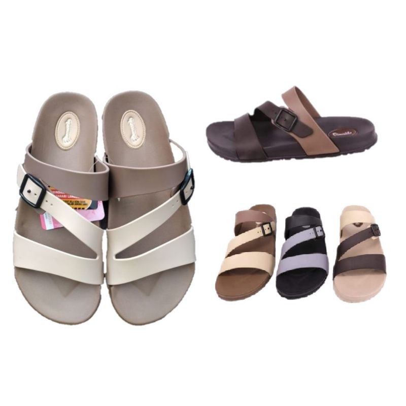 SANDAL WANITA KARET KOKOP TALI 3 YUMEIDA 7121 (A.66)