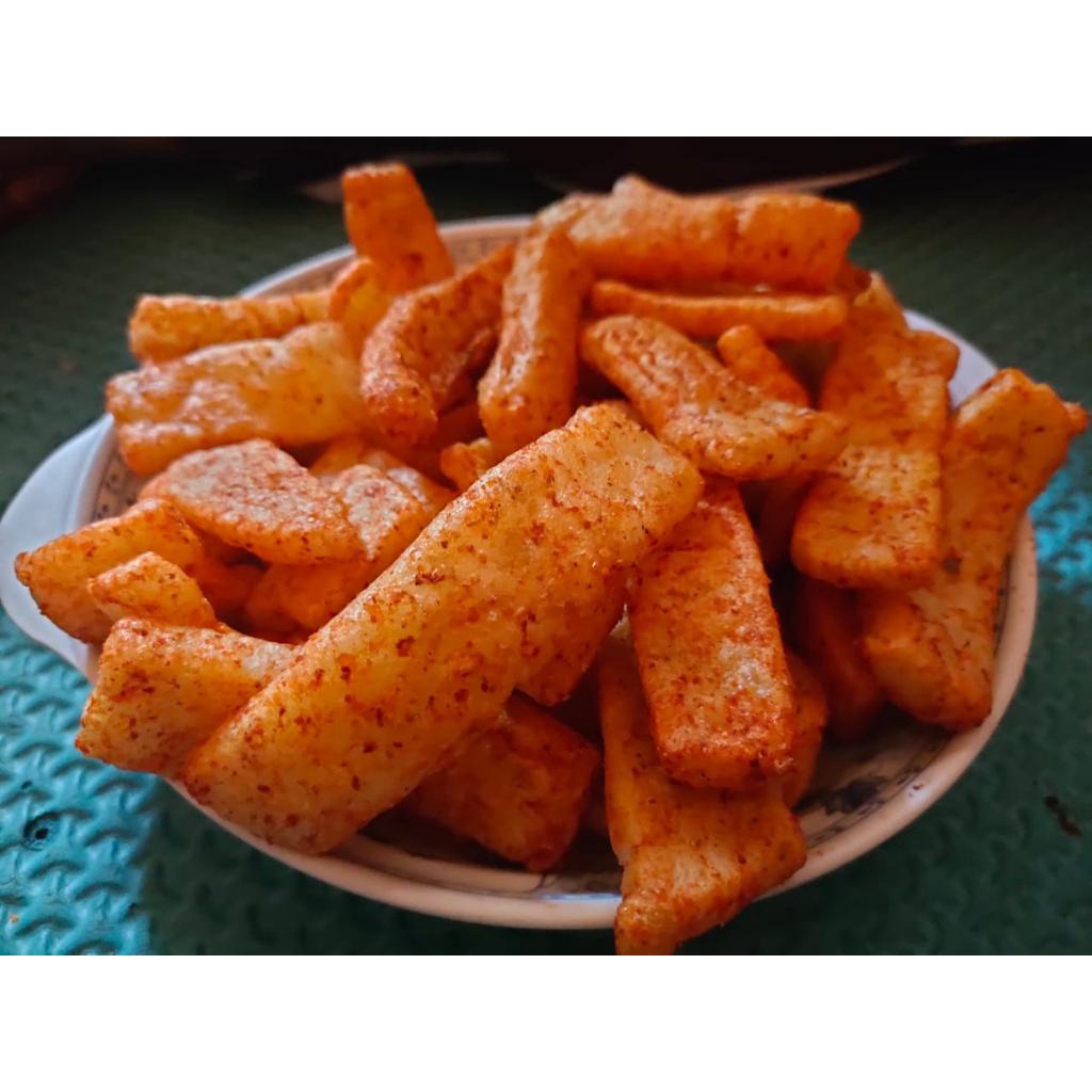 

krupuk extra pedas hot jeletot 250gram khas garut