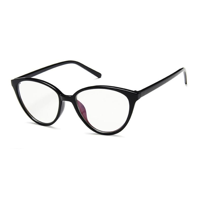 Kacamata Korea Wanita Cat Eye-Hitam