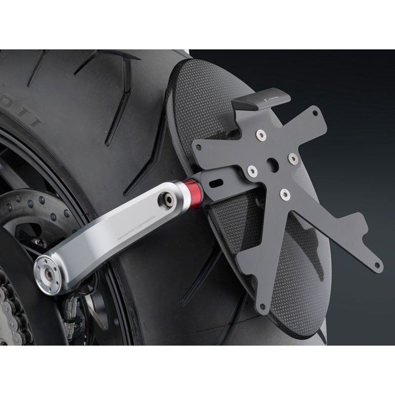Rizoma License Plate support Side Arm for Ducati Diavel