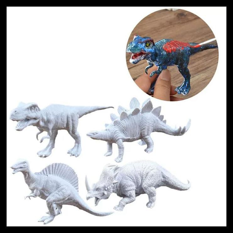 Promo Spinosaurus Paint Kit Set Paket Melukis Dinosaurus Diy Set - Tyrex