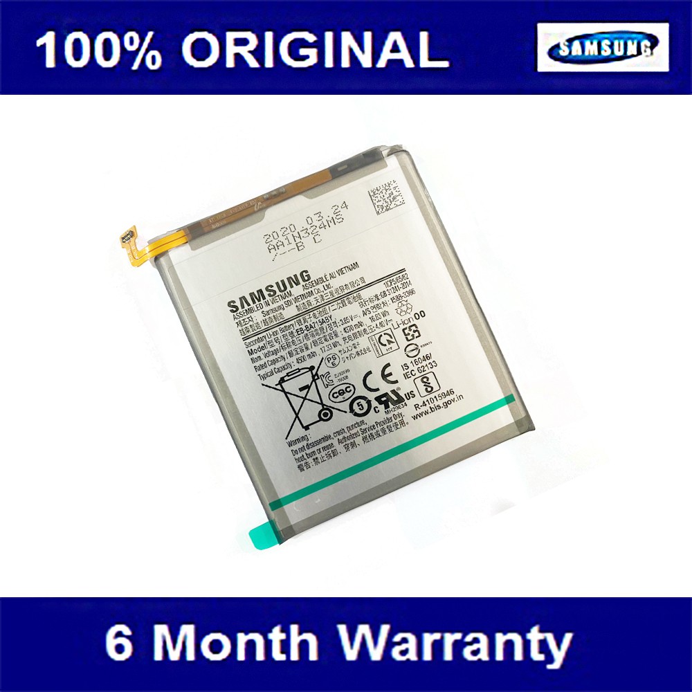 Baterai battery batre SAMSUNG A71 EB-BA715ABY for Galaxy A71 Original100%