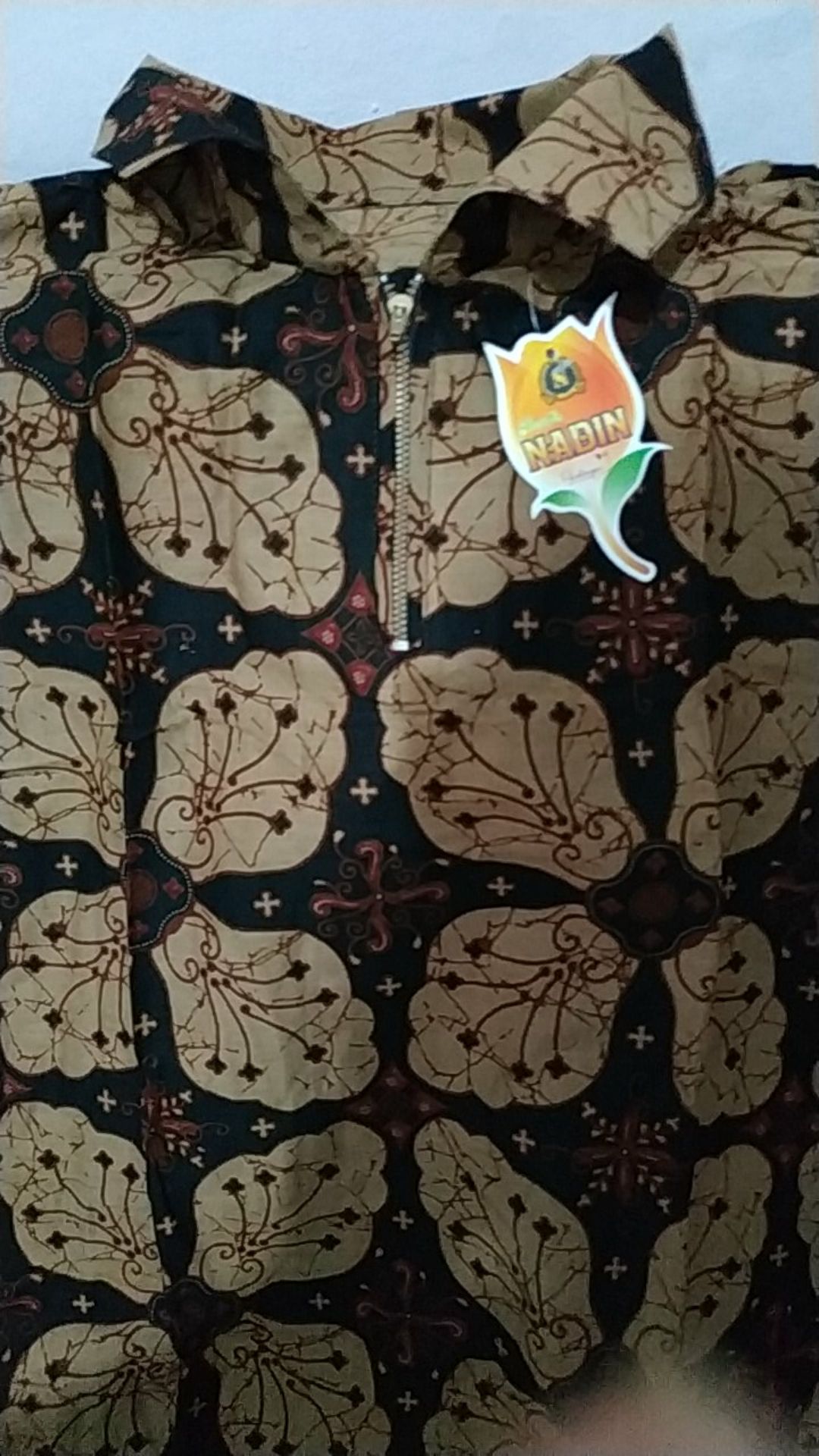 Tunik Latansa Genes Jumbo Batik Modern Big Size Sogan Muslim Kantor