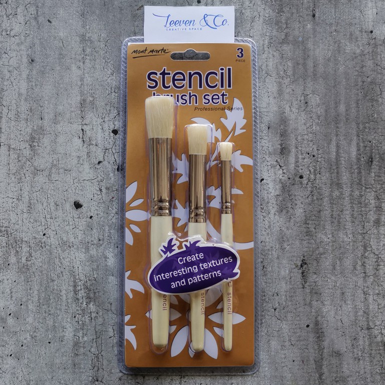 

MONT MARTE PROFESSIONAL STENCIL BRUSH SET