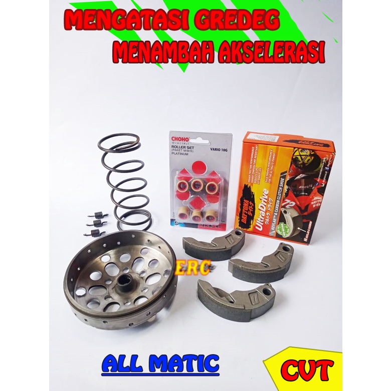 PAKET UPGRADE CVT ERC ANTI GREDEG PCX VARIO NMAX AEROX BEAT MIO ORIGINAL CUSTOM