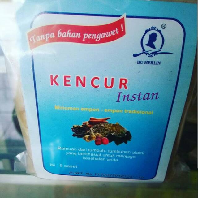 

Kencur instan tradisiona herbal