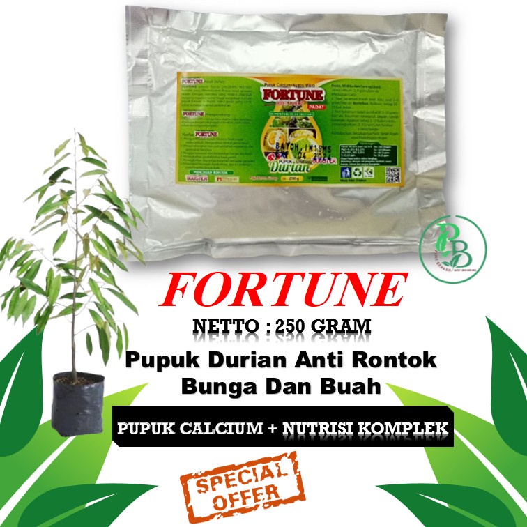 Pupuk durian agar cepat berbuah, Booster buah durian montong