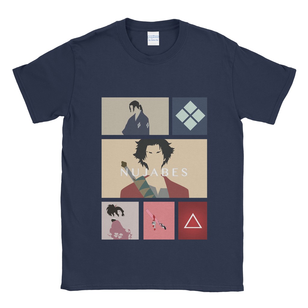 Baju Kaos Tshirt Samurai Champloo Nujabes