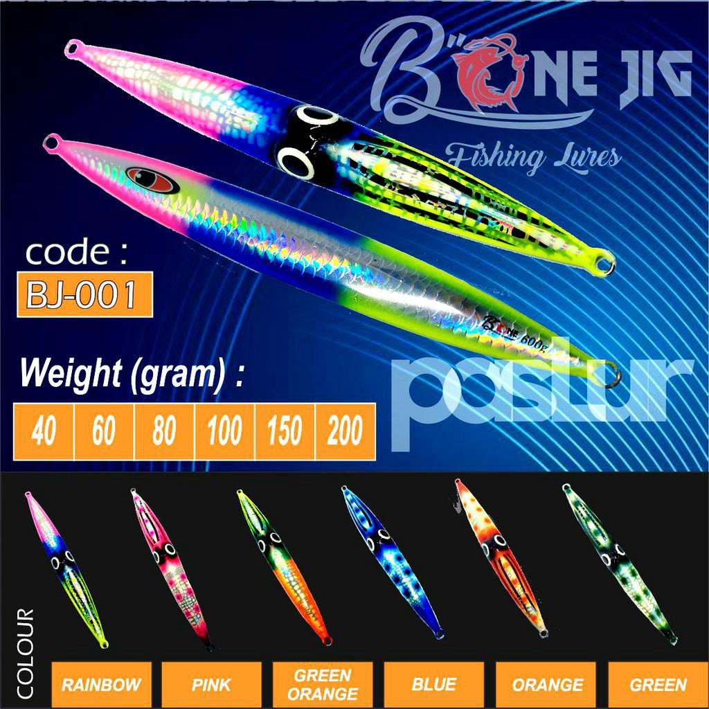 Bone JIG BJ-001 GID 40 / 60 / 80 / 100 / 150 / 200 gram