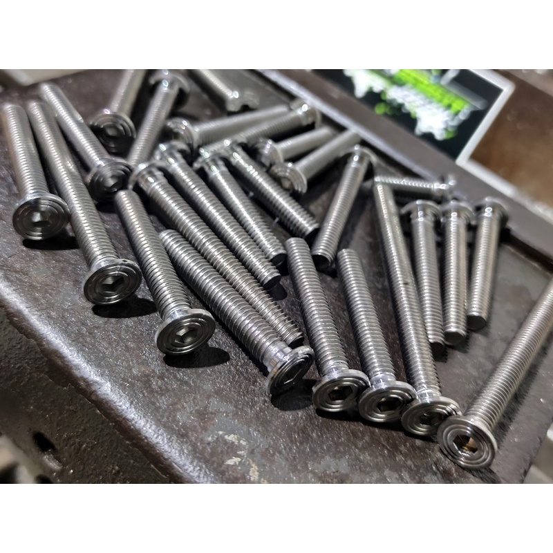 baut L m6 / baut 10/ drat 10 probolt slim stainless handmade panjang  1cm 2cm 3cm 4cm 5cm 6cm 7cm 8cm 9cm