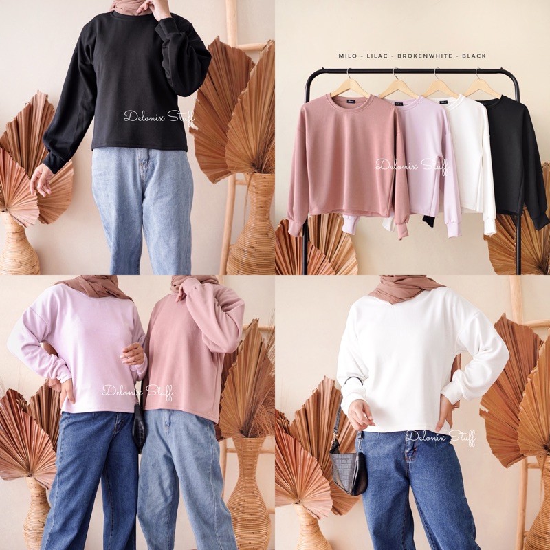 DELONIX | Basic crop sweater