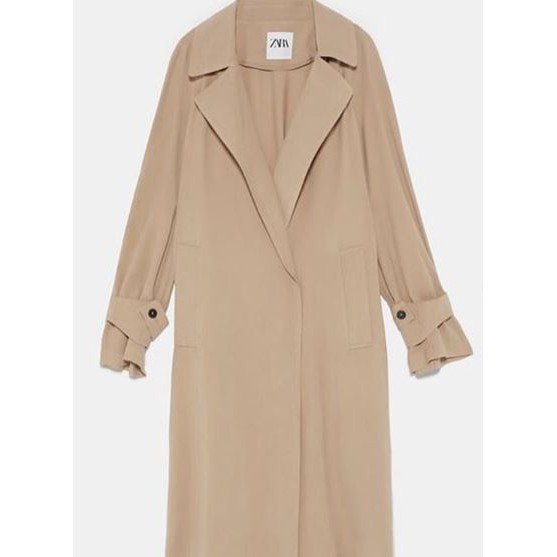ZARA Drapey Trench Coat