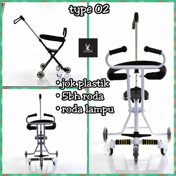 Kursi Dorong Bayi Baby Stroller Kiddo Roda lima Type 02