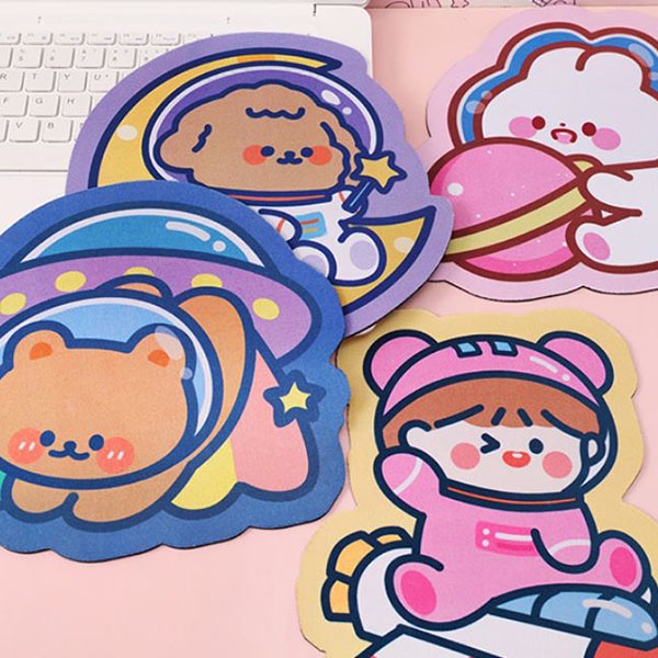 tatakan mouse kartun astronaut cartoon mouse pad smp007(2f1)