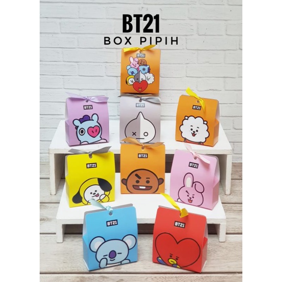 

Box Pipih BT 21 Theme / Goodie Snack Box