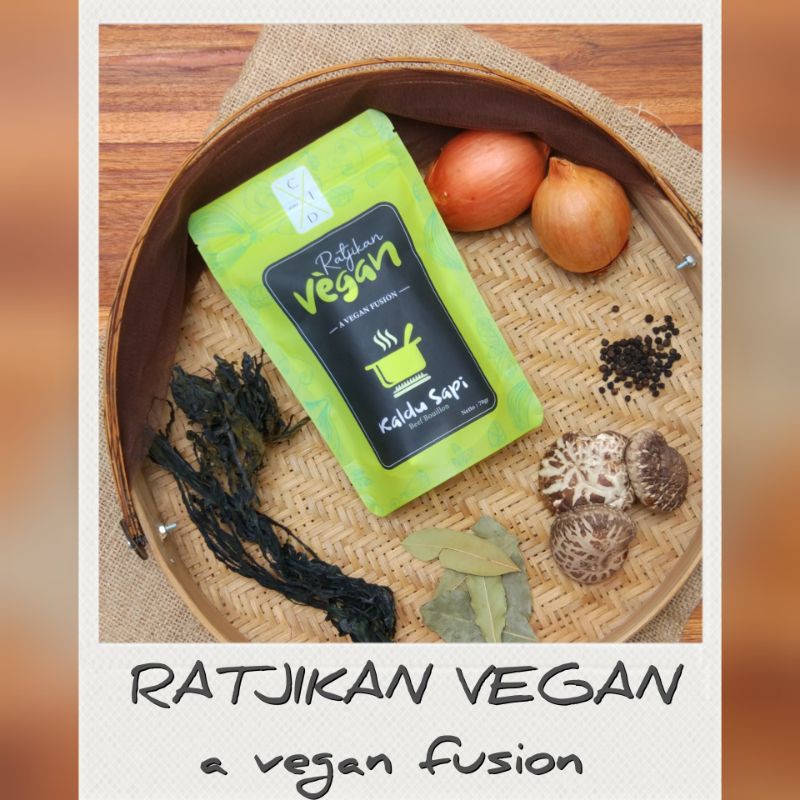 

Ratjikan Vegan Kaldu Bumbu Sapi Bubuk Non MSG