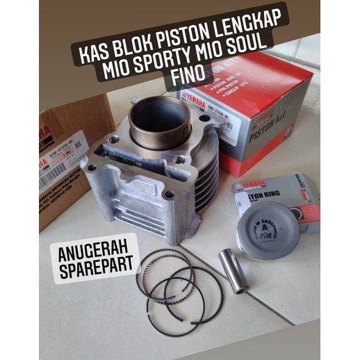Mio Sporty Smile Mio Soul Karbu FINO KAS BLOK PISTON LENGKAP ORI YGP