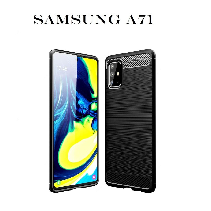 SAMSUNG A51 A31 A71 Silicon Carbon Slim Fit Soft Case Premium