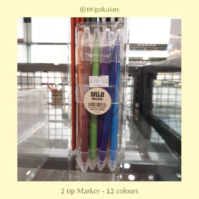 

Spidol MUJI (2 Tip Marker)