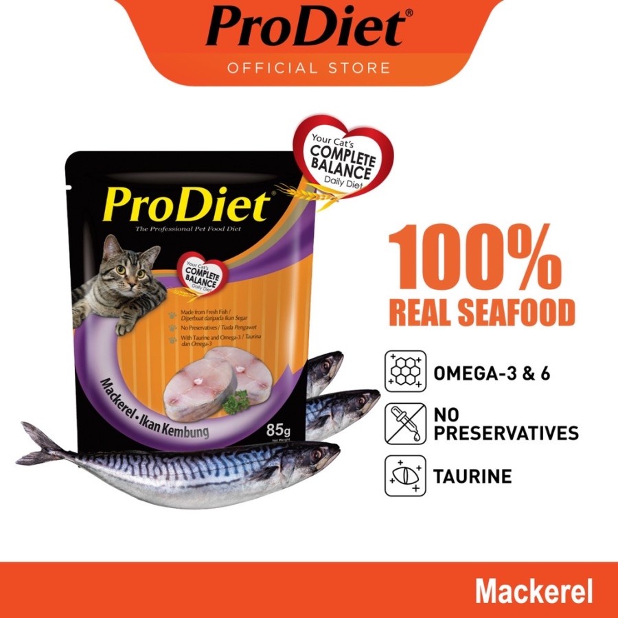 ProDiet Pouch 85gr ProDiet Kitten ProDiet Wet Food Prodiet Sachet