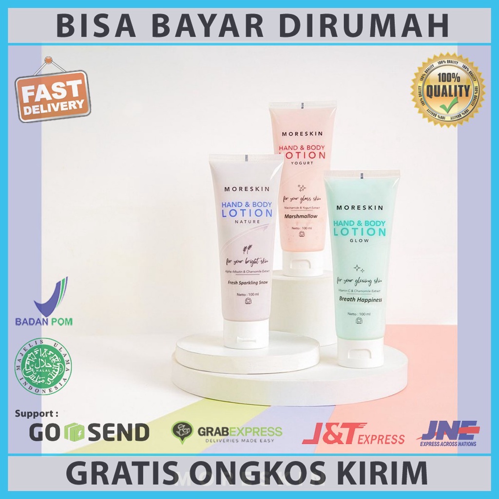 Moreskin Hand and Body Lotion | Pemutih Tangan Kaki Belang | Pemutih Cepat Alami