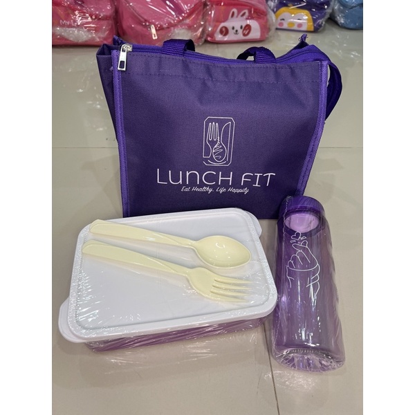 Kotak makan / luch fit set / tempat makan set