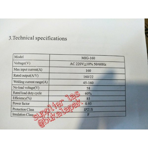 Mesin Las Travo las inverter CO CO2 MIG 160 160A MIG-160 Junior Mig 200 200A REDBO