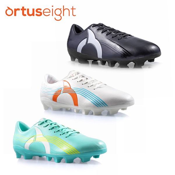 Sepatu Ortuseight Horizon FG Sepak Bola 100% Original - HITAM TOSCA PUTIH
