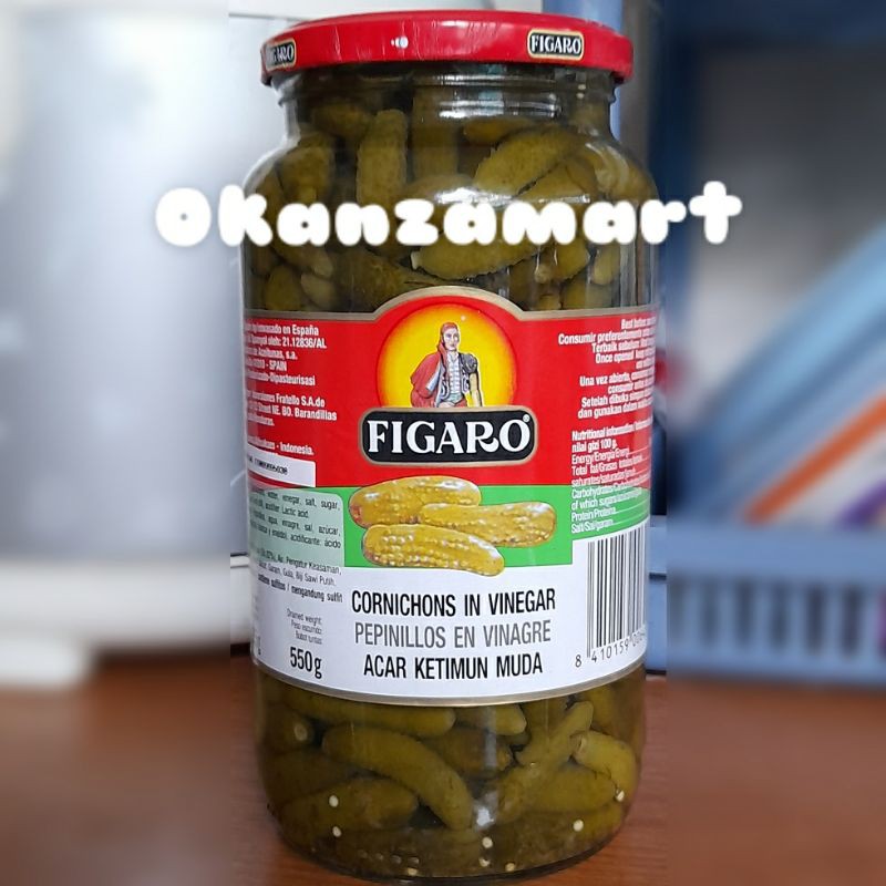 

Figaro Cornichons In Vinegar 935gr