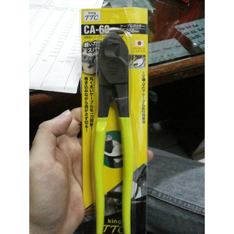

Dijual Cable Cutter TTC Type CA-60 / Gunting Kabel Terbagus